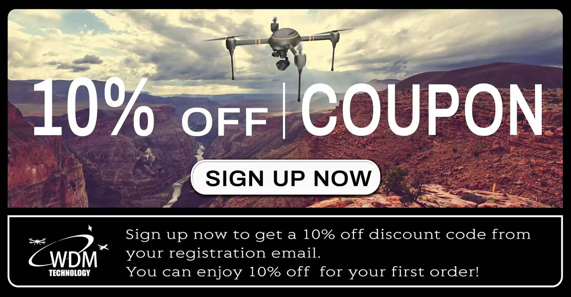 Signup coupon - Home